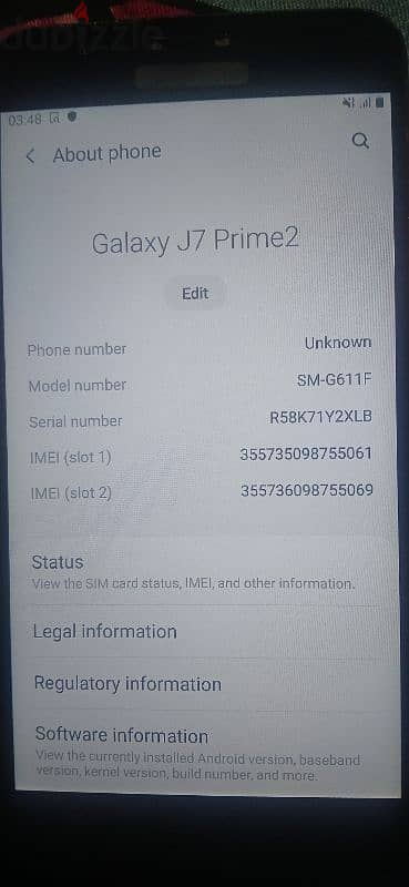 samsung galxy J7 prime 2