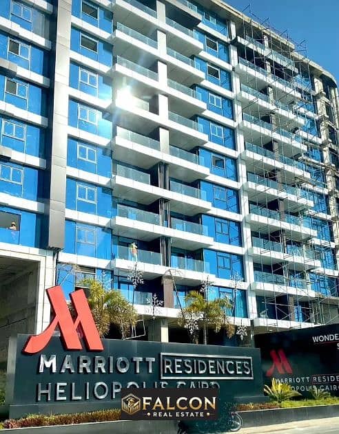 Hotel apartment for sale | 40% discount | Return in dollars Marriott Residence | In Heliopolis next to Tolip Hotel and minutes to Madinaty 0