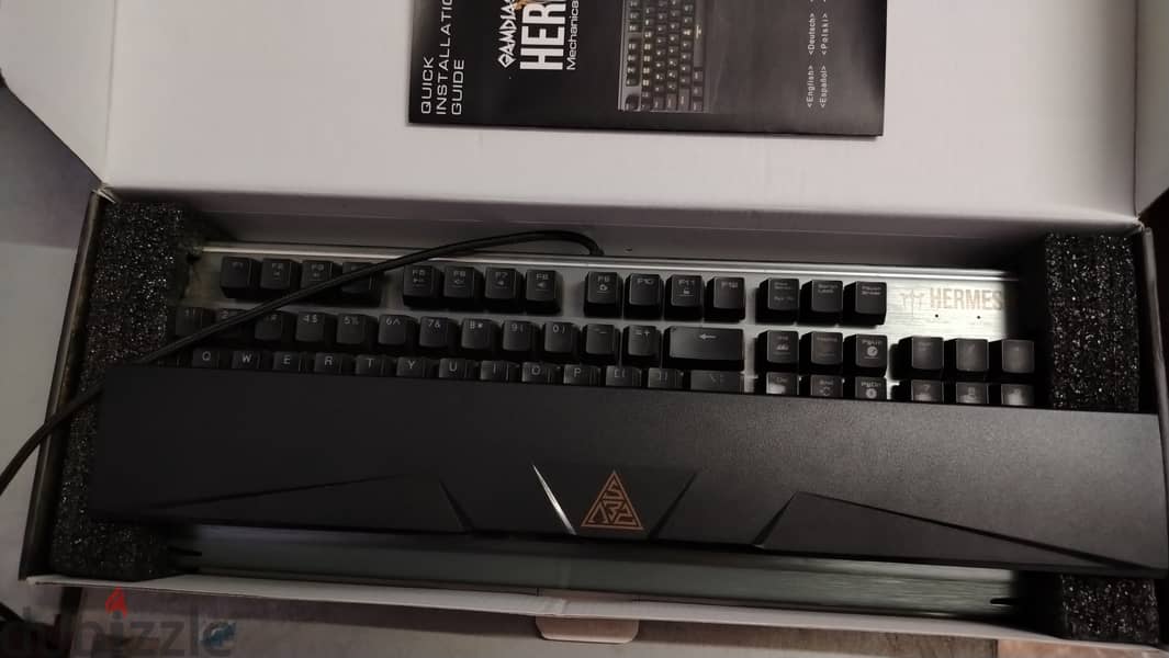 كيبورد keyboard hermes p1 + ماوس Bloody W90 Max RGB Gaming 1