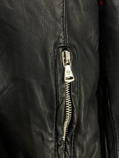 Massimo dutti leather jacket