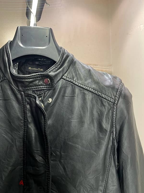 Massimo dutti leather jacket 3