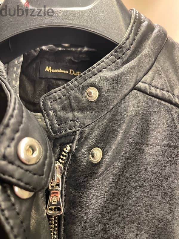 Massimo dutti leather jacket 5