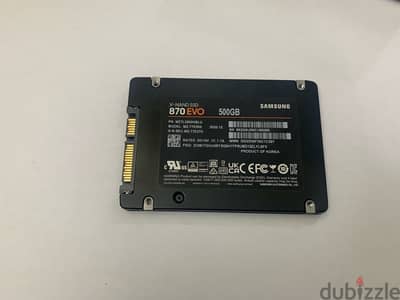 hard  ssd samsung evo870  500 GB