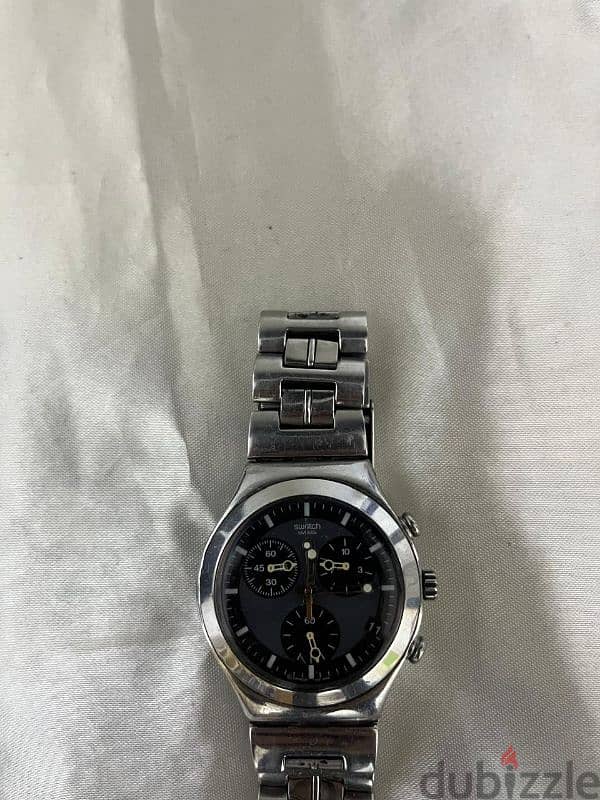 swatch irony stainless steel 1