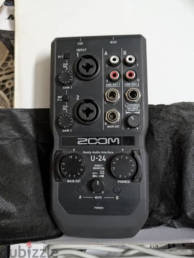 Zoom audio interface U24 كارت صوت