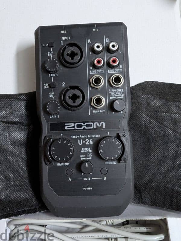 Zoom audio interface U24 كارت صوت 1