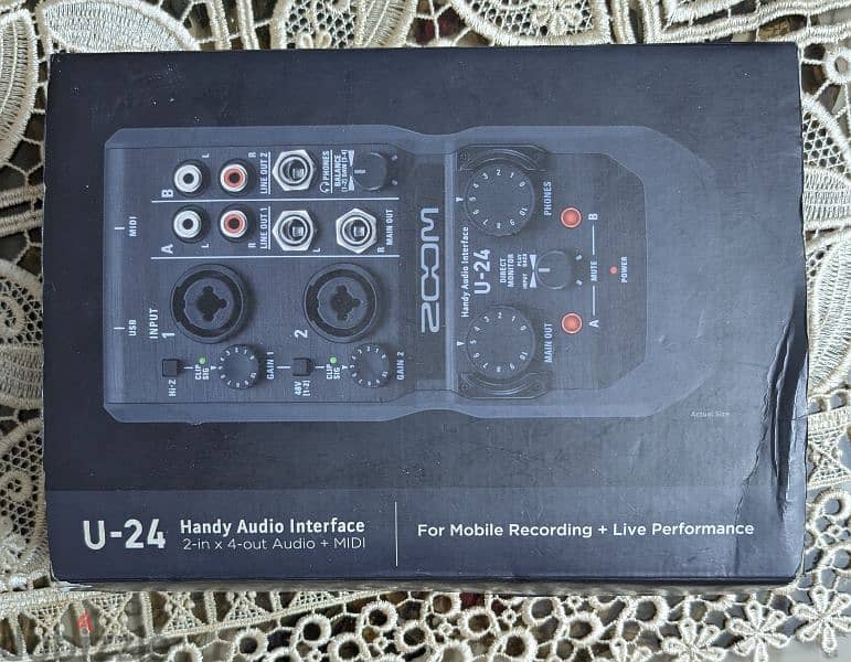 Zoom audio interface U24 كارت صوت 3