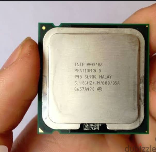 معالج pentium d ومعالج celeron d 1