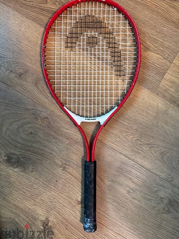 used like new tennis racket (Head 25) 1