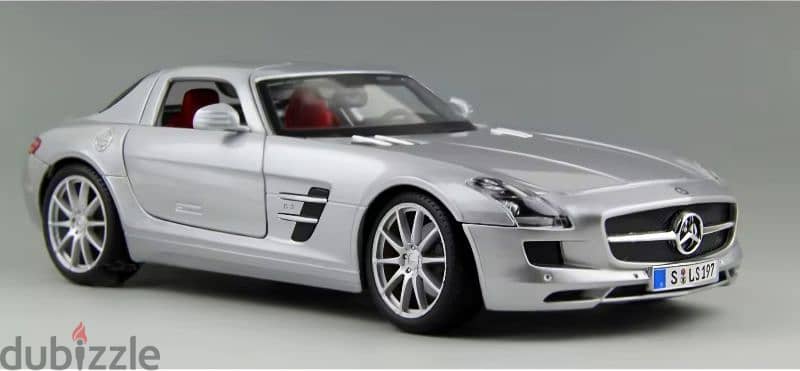 ماكيت مجسم معدن تفاصيل خرافية Mercedes-Benz SLS 1