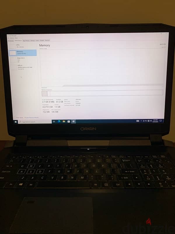 4K UHD 17” 64Gb Ram GTX1080m Origin Laptop 1