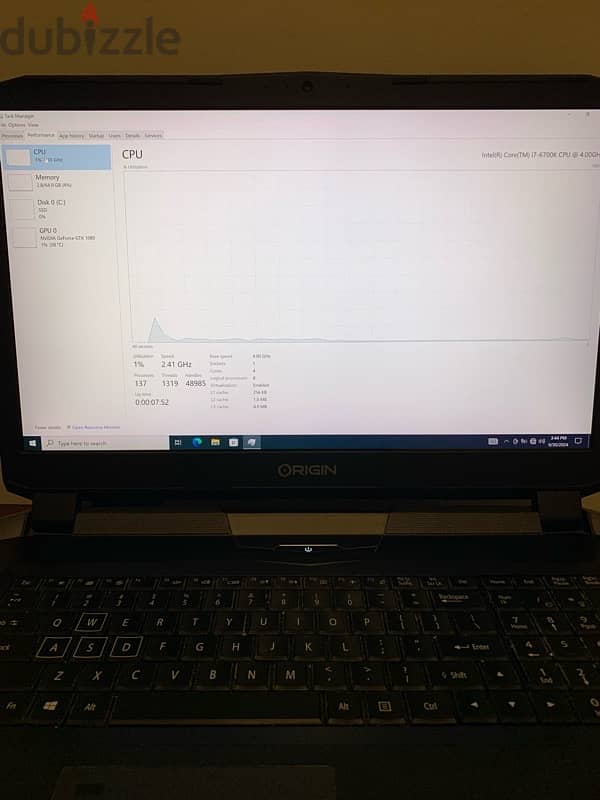 4K UHD 17” 64Gb Ram GTX1080m Origin Laptop 2