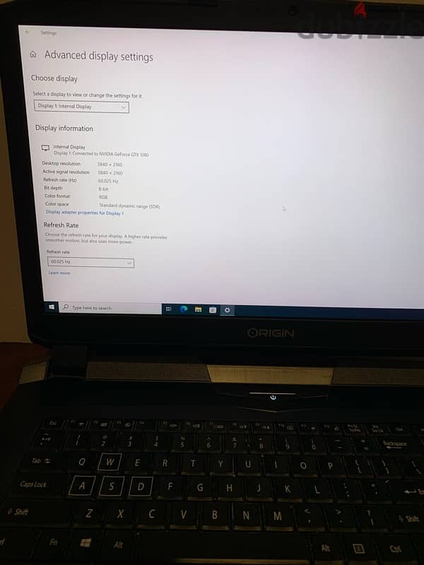 4K UHD 17” 64Gb Ram GTX1080m Origin Laptop 5