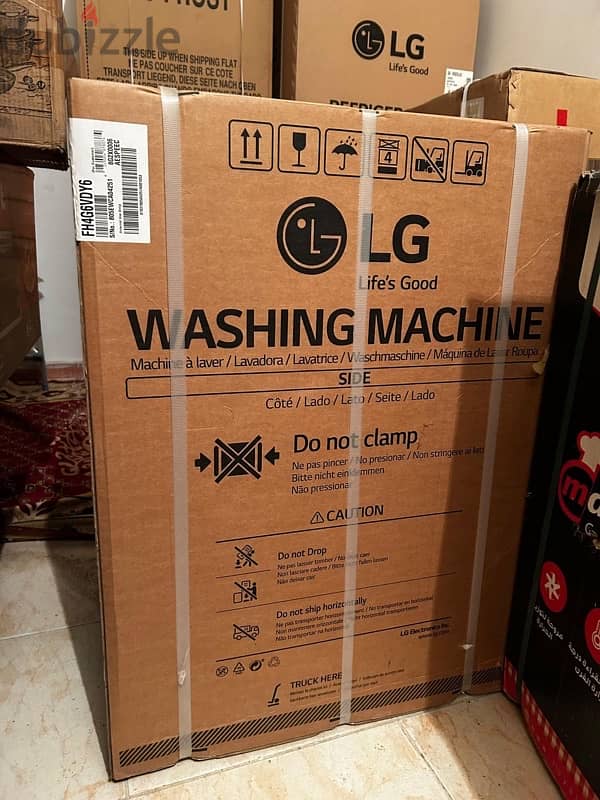 غساله 9 كيلو LG اتوماتيك جديده بالكامل البيع 1