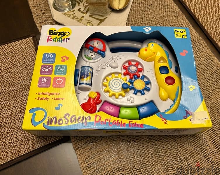 bingo toddler activity table 1