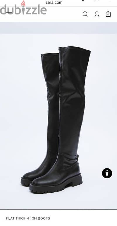 Original ZARA boot imported from outside size 41