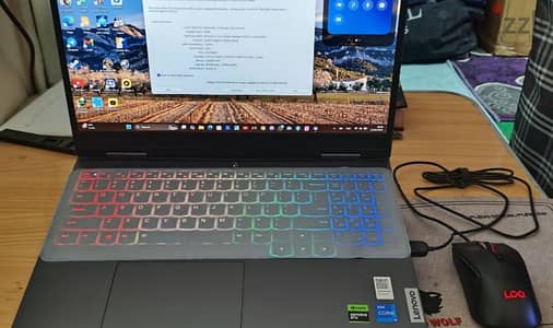 lenovo LOQ 15IRH8 i5 12450H RTX 3050 6GB. 16 GB RAM 1.5 TB SSD