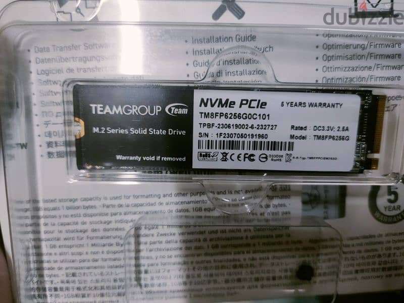 TeamGroup MP33 256GB M. 2 NVME 0