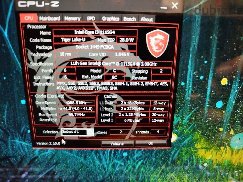 MSi Modern 14 B11MOU 11th gen 16/512gb Intel UHD W11 7