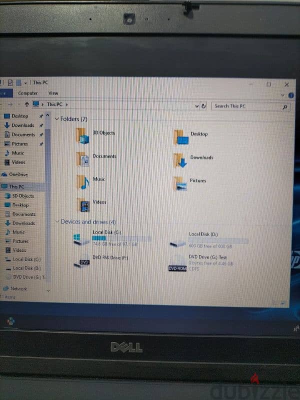 ديل كو اى 7 جيل رابع فئه رام 8 وهارد 500  وشاشه كبيرة 2