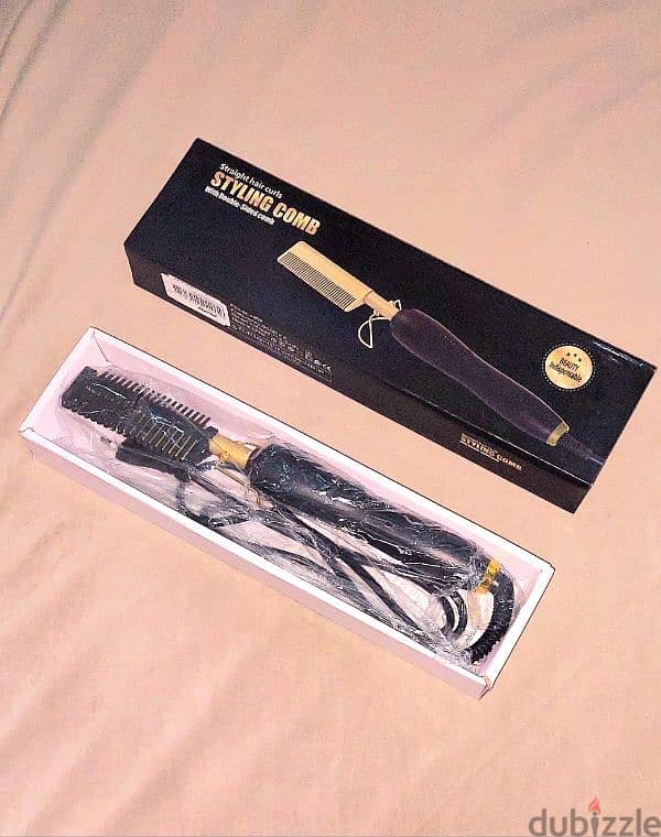 Hair straightener  مشط فرد الشعر واللحية الحرارى 2