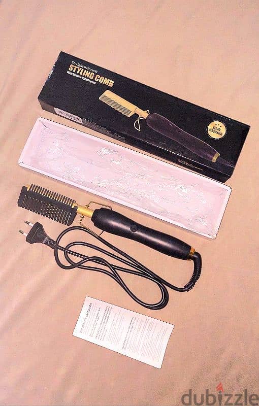 Hair straightener  مشط فرد الشعر واللحية الحرارى 3