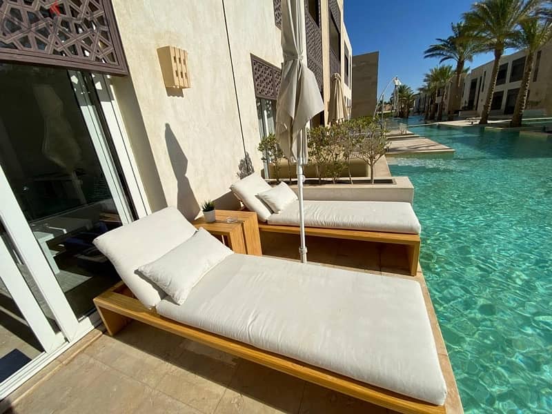 1BR chalet for rent in Scarab, gouna شاليه أرضى للإيجار فى الجونة 0