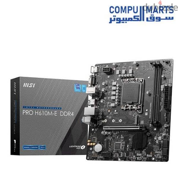 Motherboard MSI H610M-E Pro DDR4 1