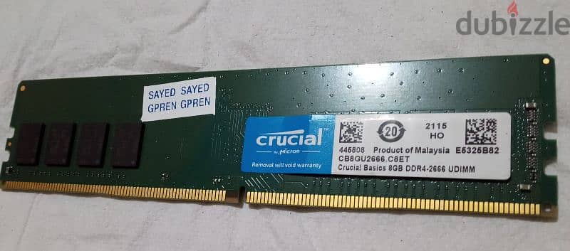 DDR4 & DDR3 8GB FROM EUROPA 1