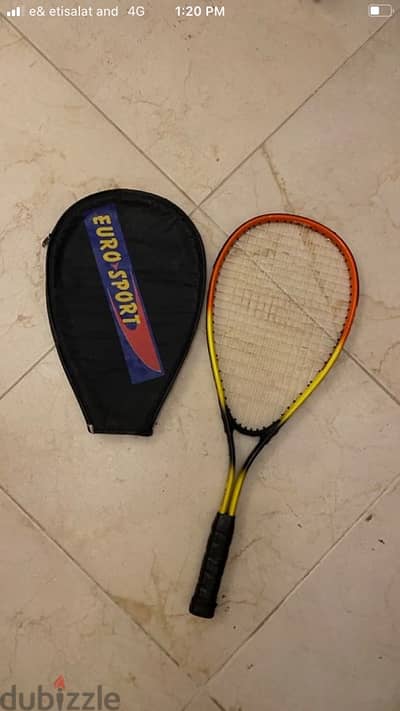 squash racket euro sport for beginners مضرب اسكواش مبتدئين اوربي