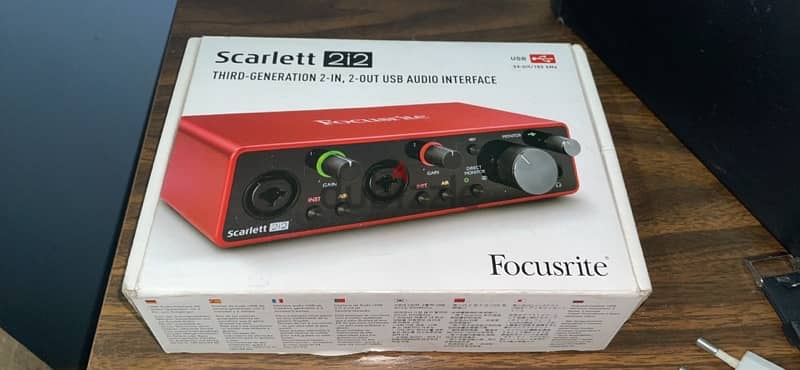 Focusrite Scarlett 2i2 3rd gen | فوكاس رايت تو اي تو 1