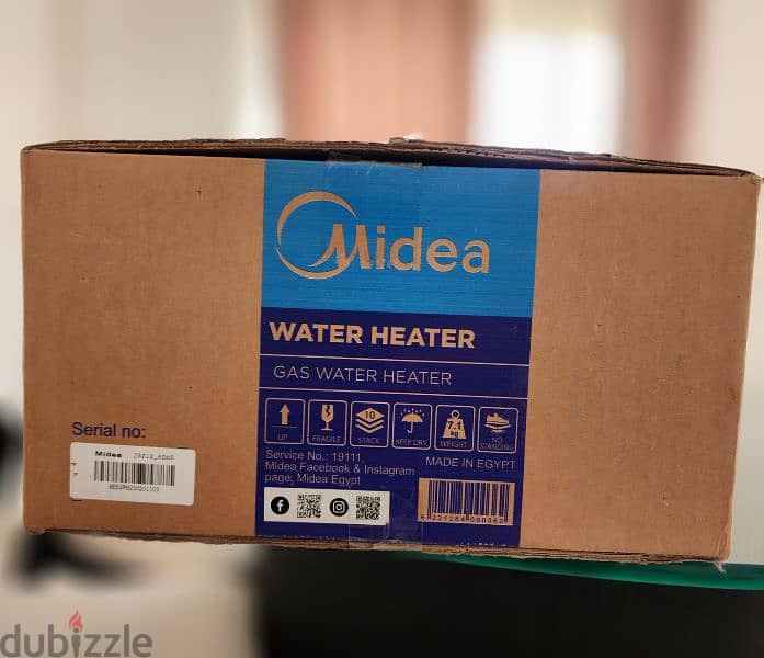 Midea Water Heater Gas 6L without chimney (6DHSN) 3