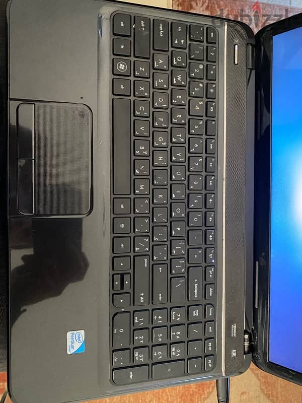 للبيع لابتوب hp pentiume r مستعمل بحاله جيده 1