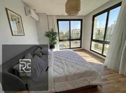 Ground floor apartment with private garden for sale directly in front of Al Shorouk Gates and Cairo-Ismailia Road