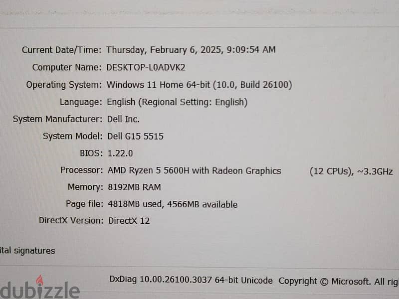 dell g15 ryzen 5 + nvidia rtx 3050 4gb+amd 512mb+120hz 10