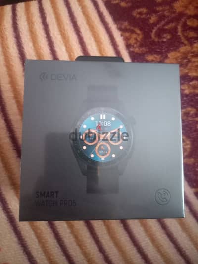 جديدة متبرشمة ضمان وكيل devia watch pro 5 with 2 strap black