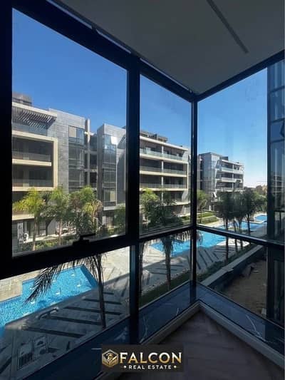 For sale, a fully finished, fantastic apartment with the best view in the Patio Vida compound, the heart of the Sixth Settlement, with installments ov