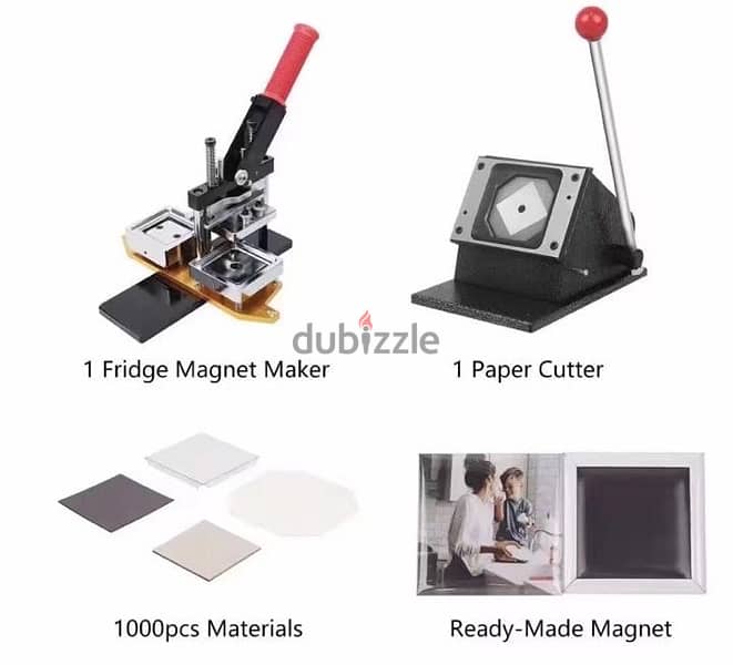 Fridge Magnet Maker set 50mm*50mm ماكينة صنع مغناطيس التلاجة 3