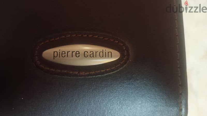 شنطة جلد اوريجنال pierre cardin pilot bag 10