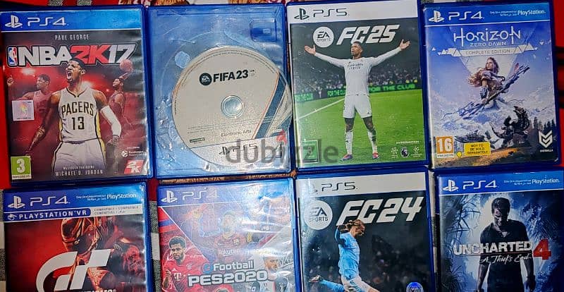 للبيع: FIFA 24 و FIFA 23 و PES 20 بحالة ممتازة! 1