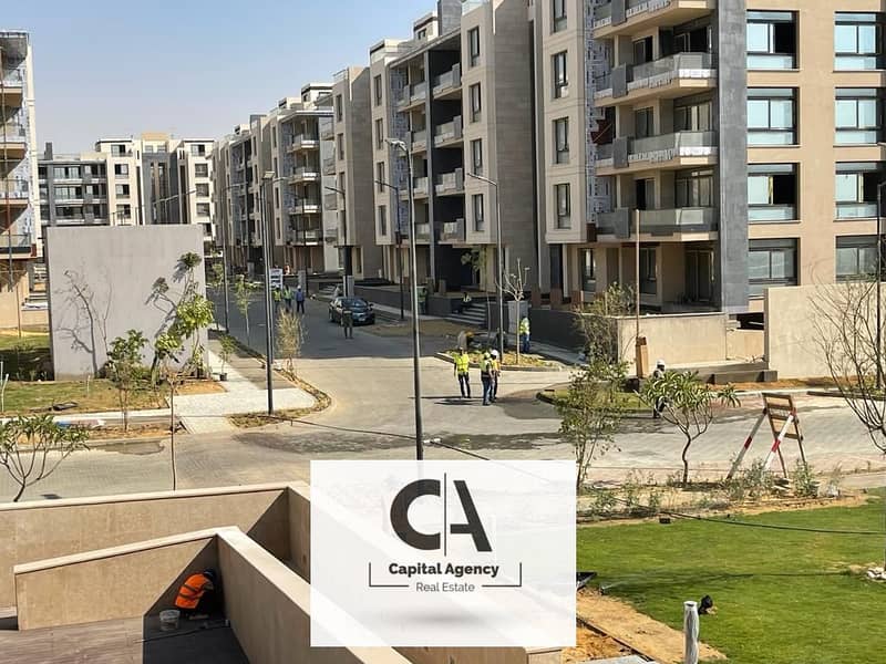 Penthouse for sale with roof 56 m with 8% down payment in Azad Compound in the heart of the Fifth Settlement | With a distinctive view, 40% cash disco 0