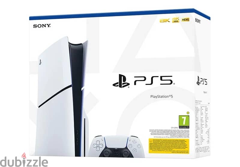 PS5 slim 1TB with disc 0