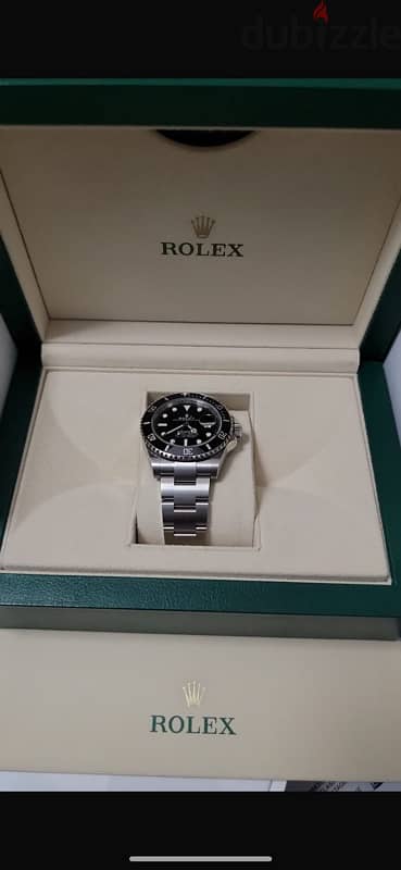 rolex submariner black bezel black dial