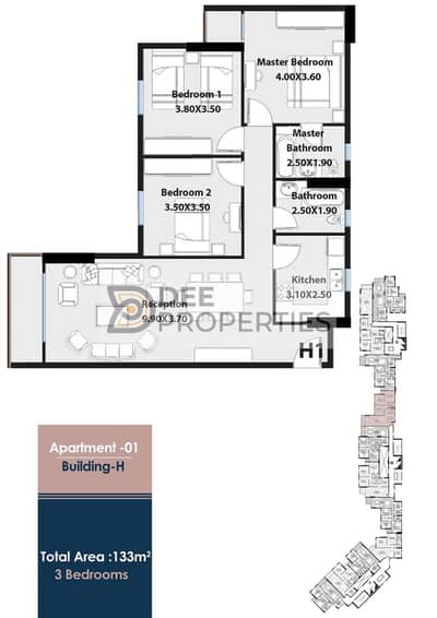 Apartment for sale, 133 meters in Smouha, inside the most prestigious Jacaranda compound (longest payment period)