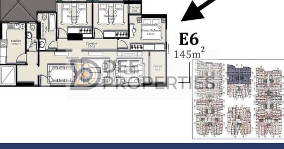 Resale apartment 145 m in Valorie Compound in Smouha, delivery coming soon (space not available in company)