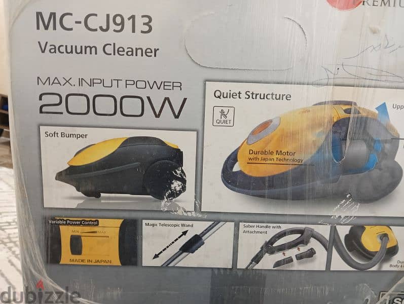 Panasonic vacuum cleaner 2000W 2