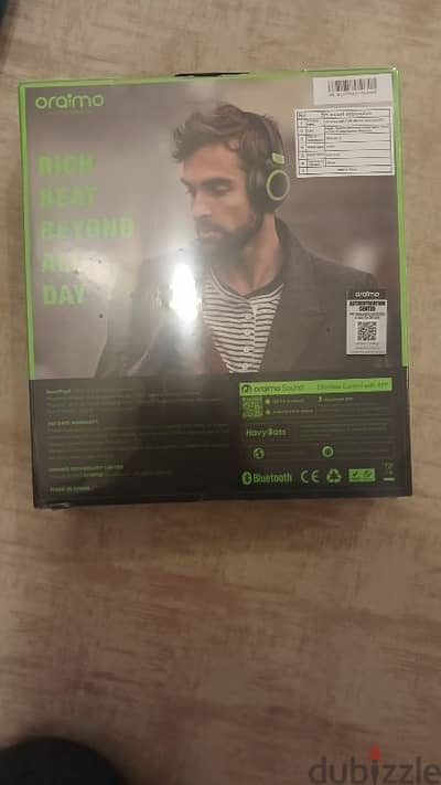 سماعات لاسلكية فوق الأذن oraimo BoomPop 2 ENC