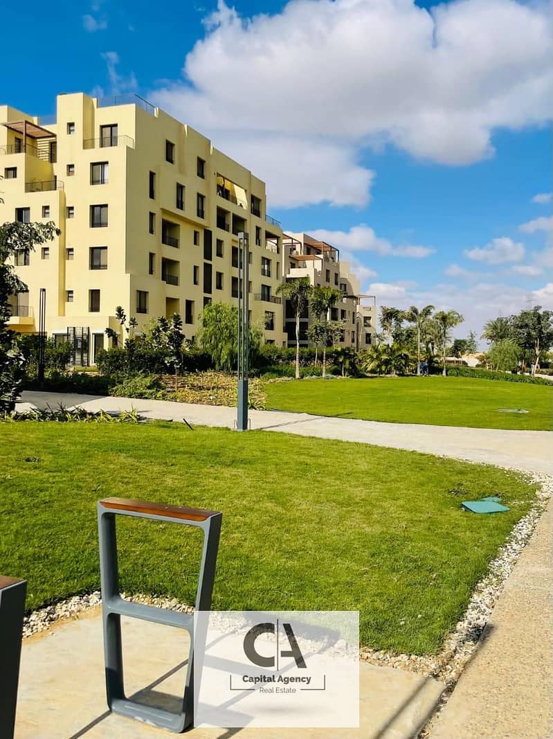 In the best location in October an apartment for sale in O West Orascom Compound - 5% down payment - Prime location - 30% cash discount O West * 0