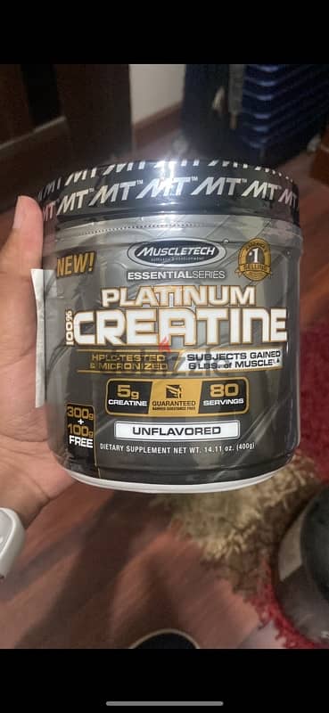 MuscleTech -100% Platinum Creatine Monohydrate 400g