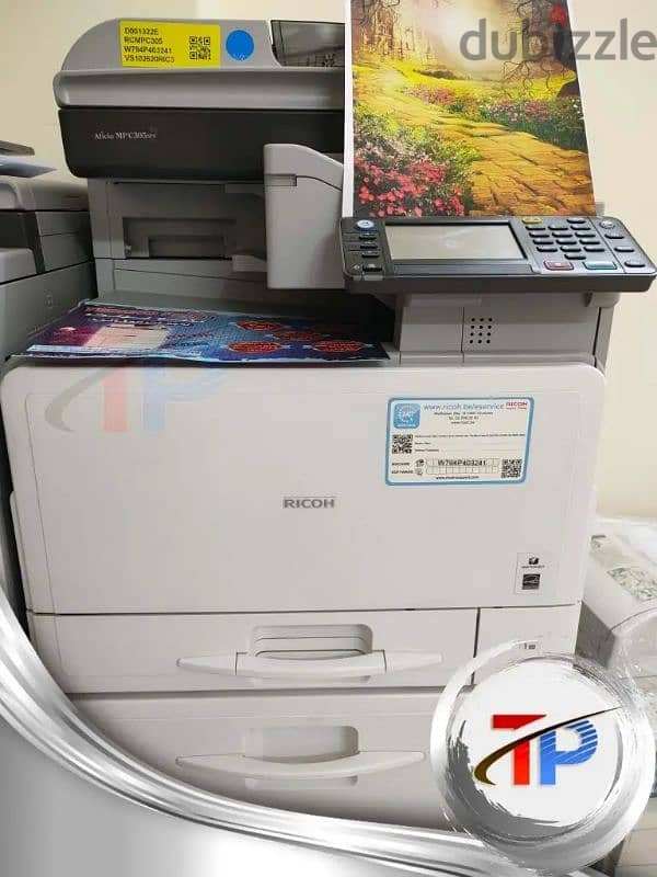 طابعه ricoh aficio mpc305spf 0